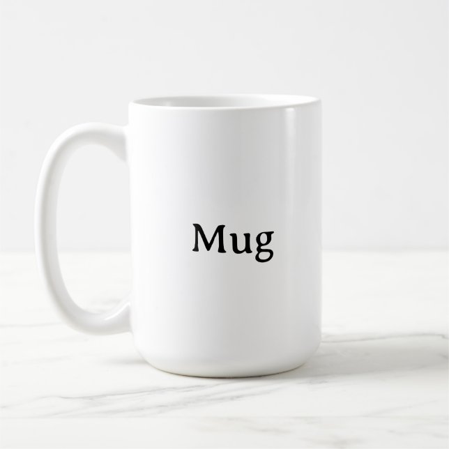 Skapa din egen klassiska 15 oz  kaffemugg (Vänster)