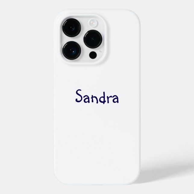 Skapa din egen knappt där iPhone 14 Pro-fodral (Baksida)