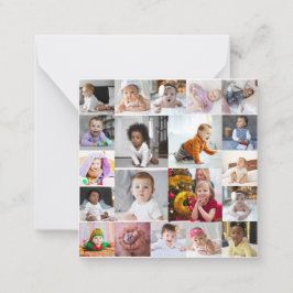 Skapa din egen kollage med 20 foton anteckningskort