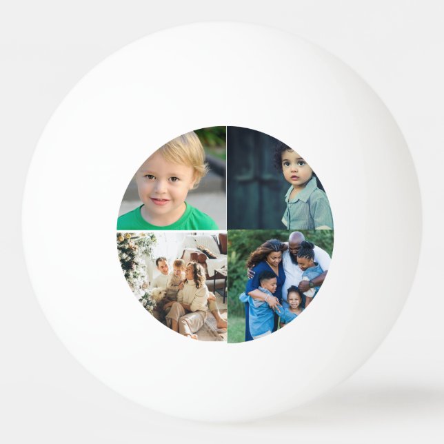 Skapa din egen kollage med 4 foton pingisboll (Framsidan)