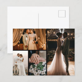 Skapa din egen kollage med 4 foton vykort