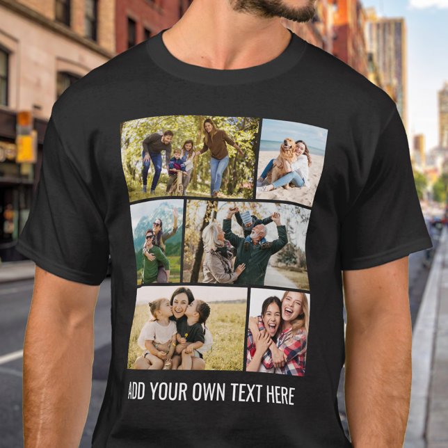 Skapa din egen kollage med 6 foton t shirt (Skapare uppladdad)