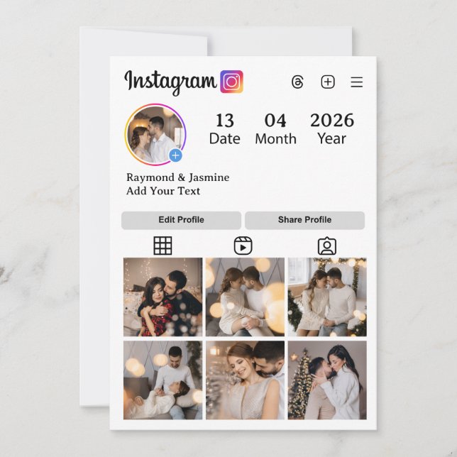 Skapa din egen kollage med 7 bilder kort (Framsida)