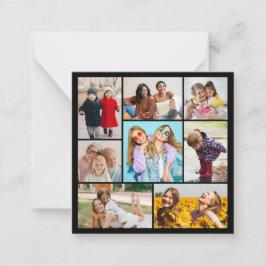 Skapa din egen kollage med 8 foton anteckningskort