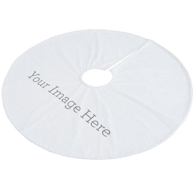 Anpassad trädkjol, Korall fleece (Vinklad)