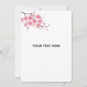 Skapa Din Egen Körsbärsblomsterblomma Spara Datumet