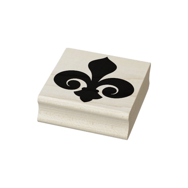 Skapa din egen krulliga Fleur De Lis Stämpel (Stämpel)