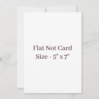 Skapa din egen kvadratiska 5" x 7" platt anteckningskort