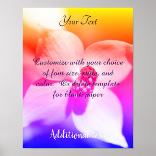 Skapa din egen Ladybug på Dogwood Rainbow Hues Poster