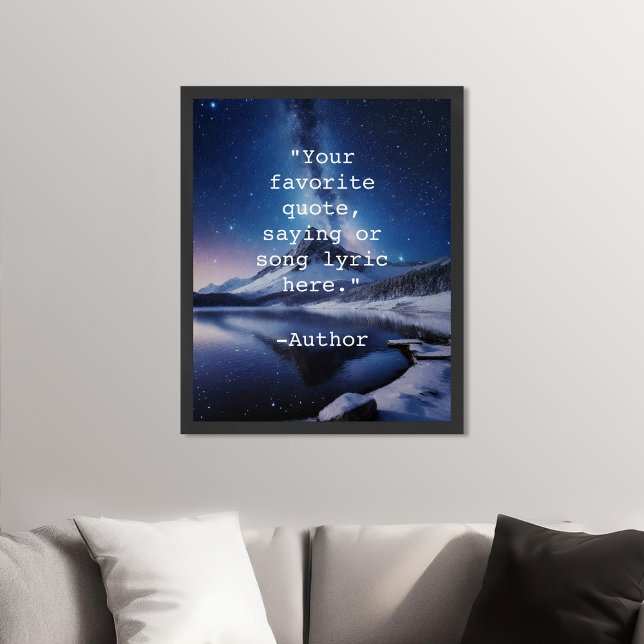 Skapa din egen landskapsoffert Poster (Skapare uppladdad)
