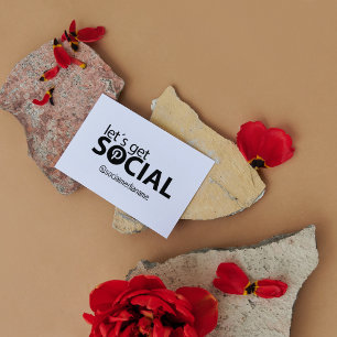 Skapa din egen låt oss få social på Pinterest Stämpel