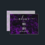 Skapa din egen Lila Black Gothic Struktur Rådkort<br><div class="desc">Skapa ditt eget Anpassningsbar Lila Black Gothic Struktur Advice-kort Besök vår butik för mer samordning av bröllop och speciella händelseförråd,  dekoration och favörer!</div>