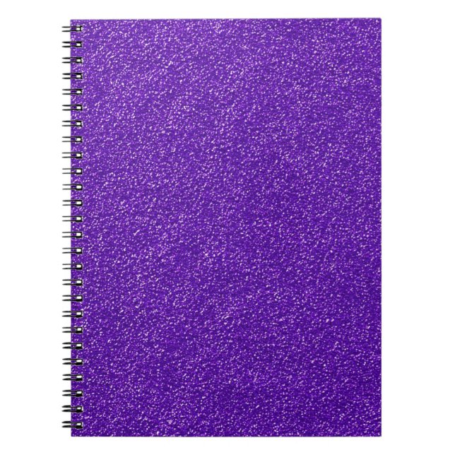 Skapa din egen Lila Glitter Anteckningsbok (Framsidan)