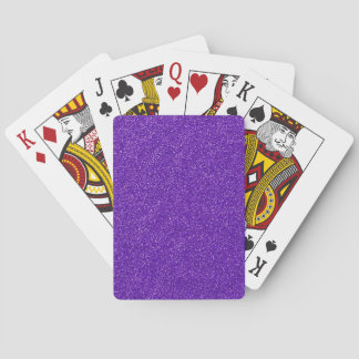 Skapa din egen Lila Glitter Casinokort