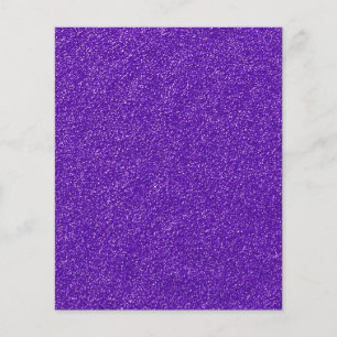 Skapa din egen Lila Glitter Flygblad