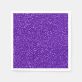 Skapa din egen Lila Glitter Pappersservett