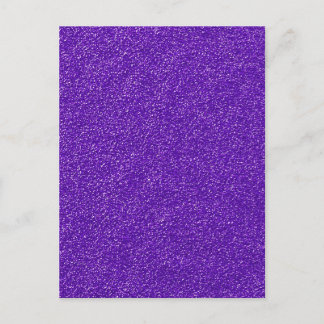 Skapa din egen Lila Glitter Vykort