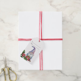 Skapa din egen lila Gnome-present Presentetikett