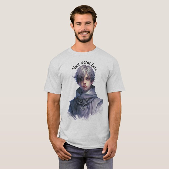 Skapa din egen Lila Prince T Shirt (Hel framsida)