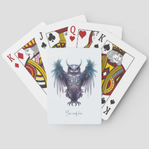 Skapa din egen Lila Uggla Casinokort