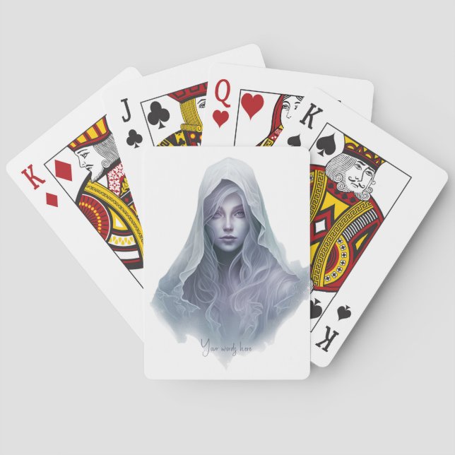 Skapa din egen Lila Witch Casinokort (Baksidan)