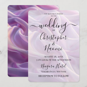 Skapa din egen Lilac Lila Silke Inbjudningar