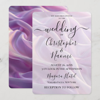Skapa din egen Lilac Lila Silke Inbjudningar