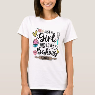 Skapa din egen lilla flicka som Kärlek Baking T Shirt