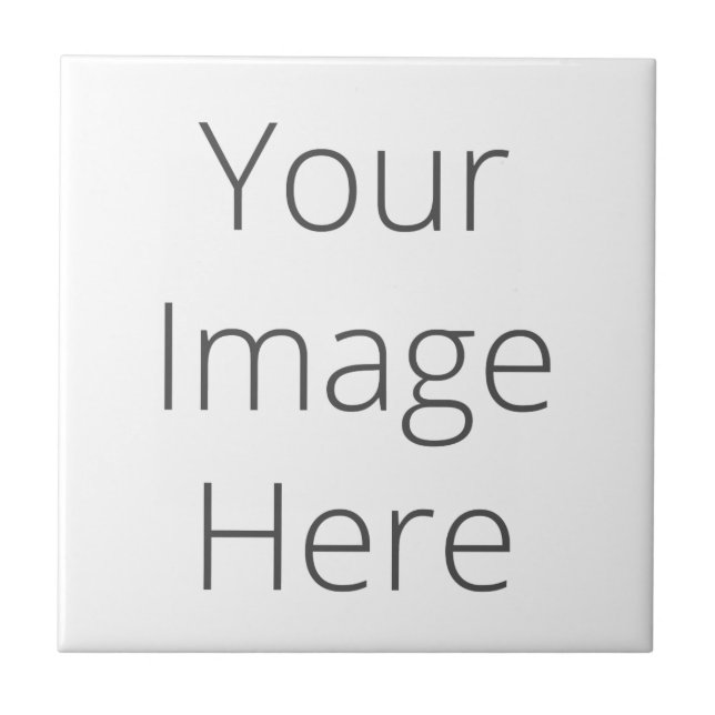 Skapa din egen lilla keramiska fotouppställning kakelplatta (Framsidan)