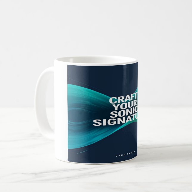 Skapa din egen ljudsignatur alternativ 3 kaffemugg (Framsida vänster)