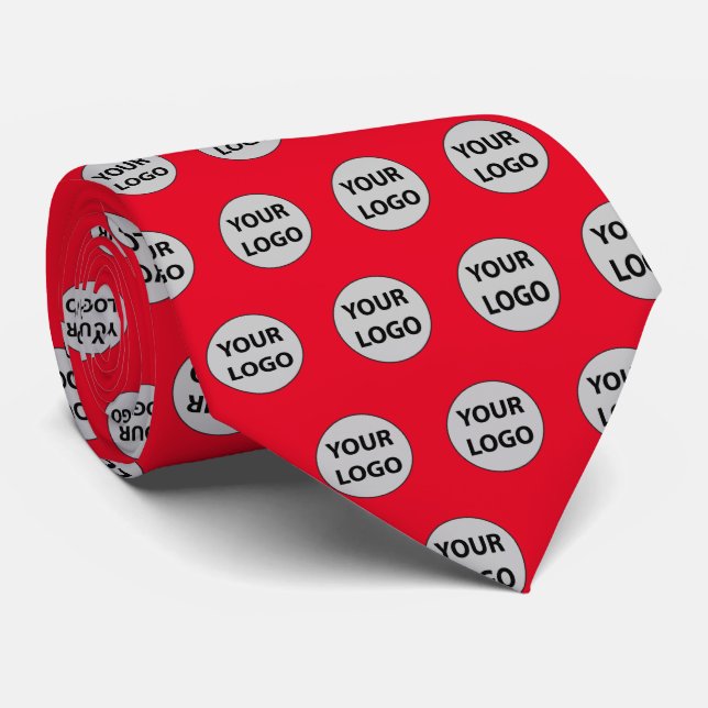 Skapa din egen Logotyp i Mönster Slips (Rullad)