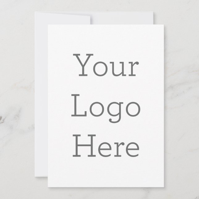 Platt inbjudan, Storlek: 12.7 x 17.8 cm, Papper: Signature matt, Hörn: Kvadrat, Kuvert: Vit, Tryckkvalitet: Standard (Framsida)