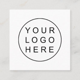 Skapa din egen Logotyp till ett minimum Fyrkantigt Visitkort