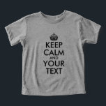 Skapa din egen Lugn för svart Behålla T Shirt<br><div class="desc">Skapa din egen "Behålla Lugn and Your Text"-design för alla T stil. Du kan ändra textens svarta färg och krona. Om du vill ändra storlek på texten kan du markera allt lagrar eller inslag och ändra storlek tillsammans. Behålla Lugn och redigera egen text.</div>