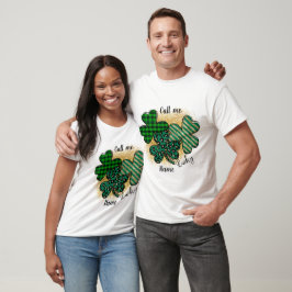 Skapa din egen lyckliga Shamrocks-St patrick's day T Shirt