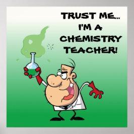 Skapa din egen mad Scientist Poster