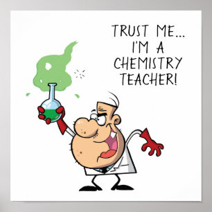 Skapa din egen mad Scientist Poster