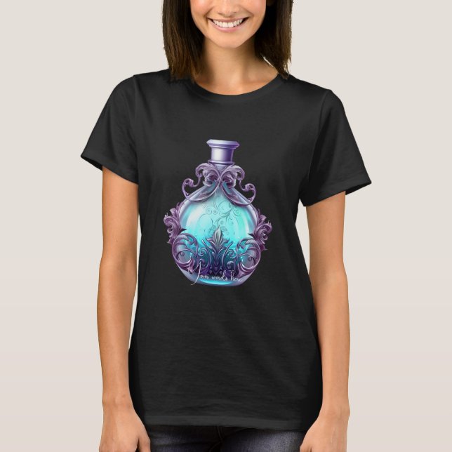 Skapa din egen Magic Potion Flaska T Shirt (Framsida)