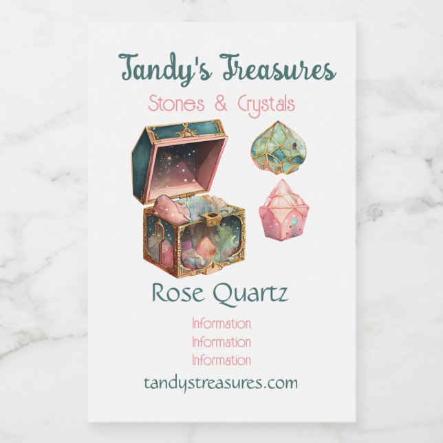 Skapa din egen magiska box och kryptografier vinetikett (Enkel etikett)