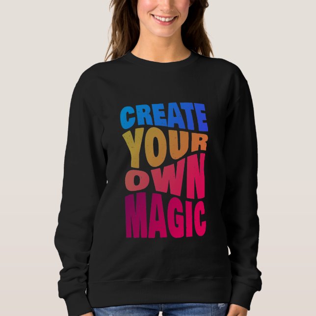 Skapa din egen magiska inspirationstyp t shirt (Framsida)