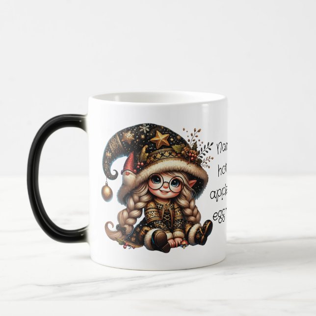 Skapa Din Egen Magiska Jultomte Magisk Mugg (Vänster)