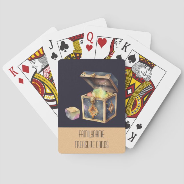 Skapa din egen magiska låda & ädelsten casinokort (Baksidan)