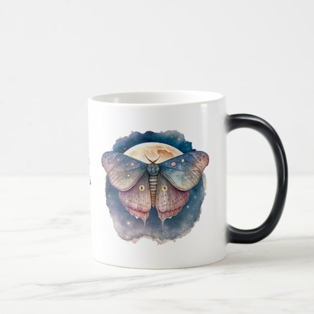 Skapa din egen magiska Måne Moth Magisk Mugg (Höger)