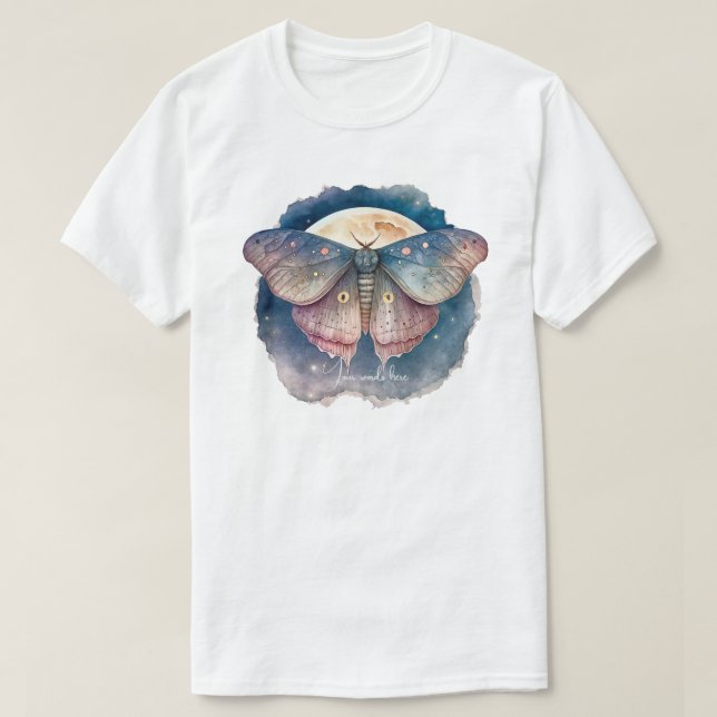 Skapa Din Egen Magiska Månmoth T Shirt (Design framsida)