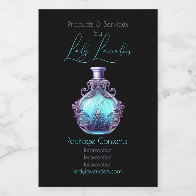 Skapa din egen magiska positioneringsetikett mat etikett (Singel etikett)