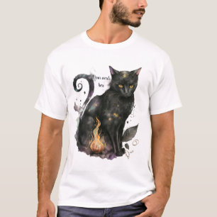 Skapa Din Egen Magiska Svarta Katt T Shirt