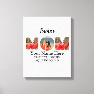 Skapa din egen mamma-fotosamlingsplats i mamma canvastryck