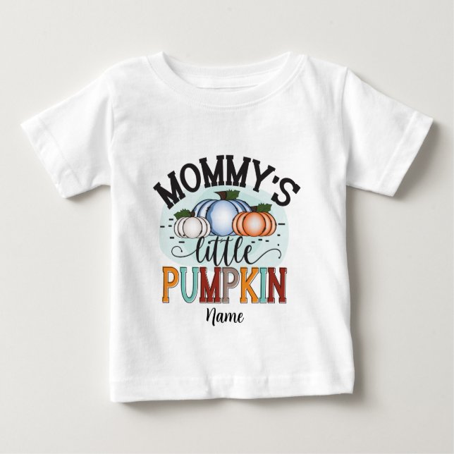 Skapa din egen Mamma Little Pumpkin T Shirt (Framsida)