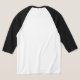 Basic 3/4 ärm raglan T-tröja för män (Laydown Back)
