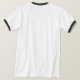 Basic Ringer T-tröja för män (Design baksida)